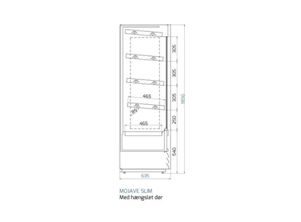 Mojave Slim 120 - 4 hylder