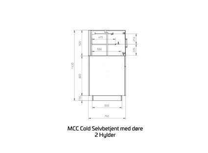 MCC Cold 2 LVL Selvbetjent med døre