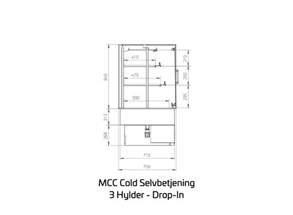 MCC Cold 3 LVL Selvbetjent med døre