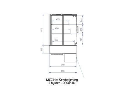 MCC Hot 3 LVL Selvbetjent med døre